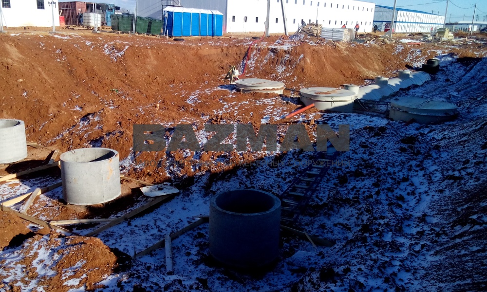 Подземные канализационные очистные сооружения (КОС) 100 м3/сутки Крым